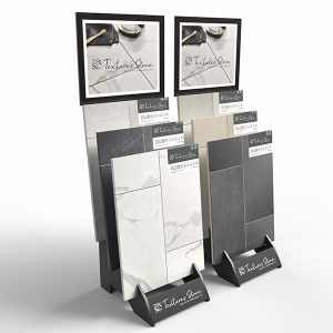 Textures Stones Display Stand with 3 Boards