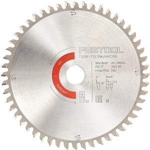 TS55F Laminate/HPL Blade 160 x 1.8mm, 52 teeth (FE205554)