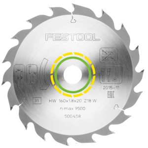 TS55F Wood Standard Blade 160 x 1.8mm, 18 teeth (FE500458)