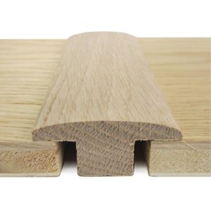 Oak T-Section 15mm Rebate 2.7m Oiled