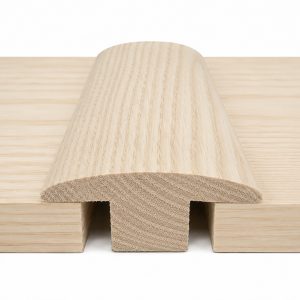 Ash T-Section 15mm Rebate 2.44m Satin Lacquered