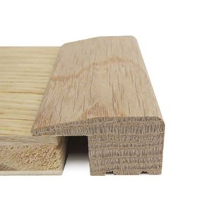 Oak L-Section 15mm Rebate 0.9m Oiled